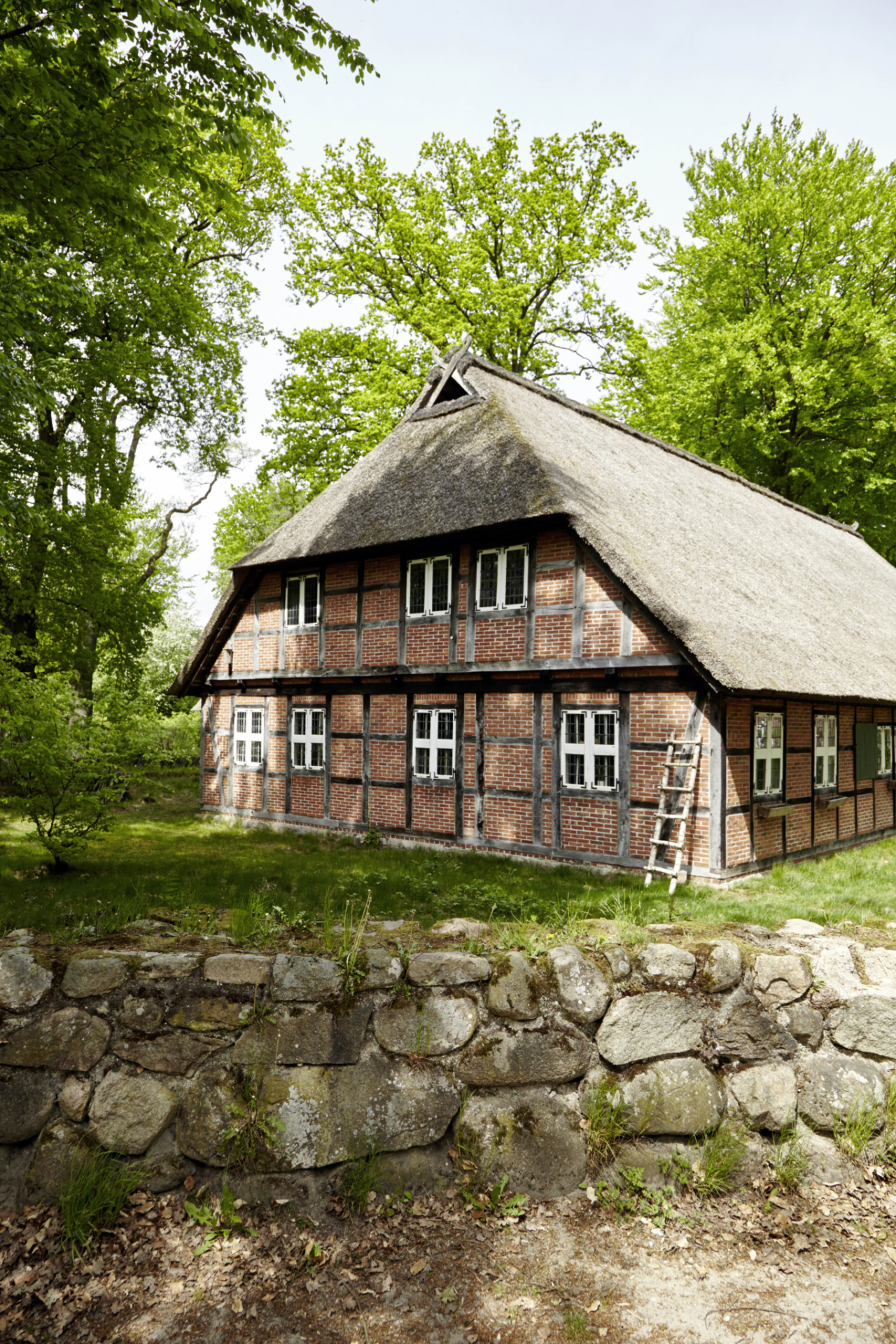 Giebelansicht der Heidemuseums "Dat Ole Huus" | Foto: Christian Burmester