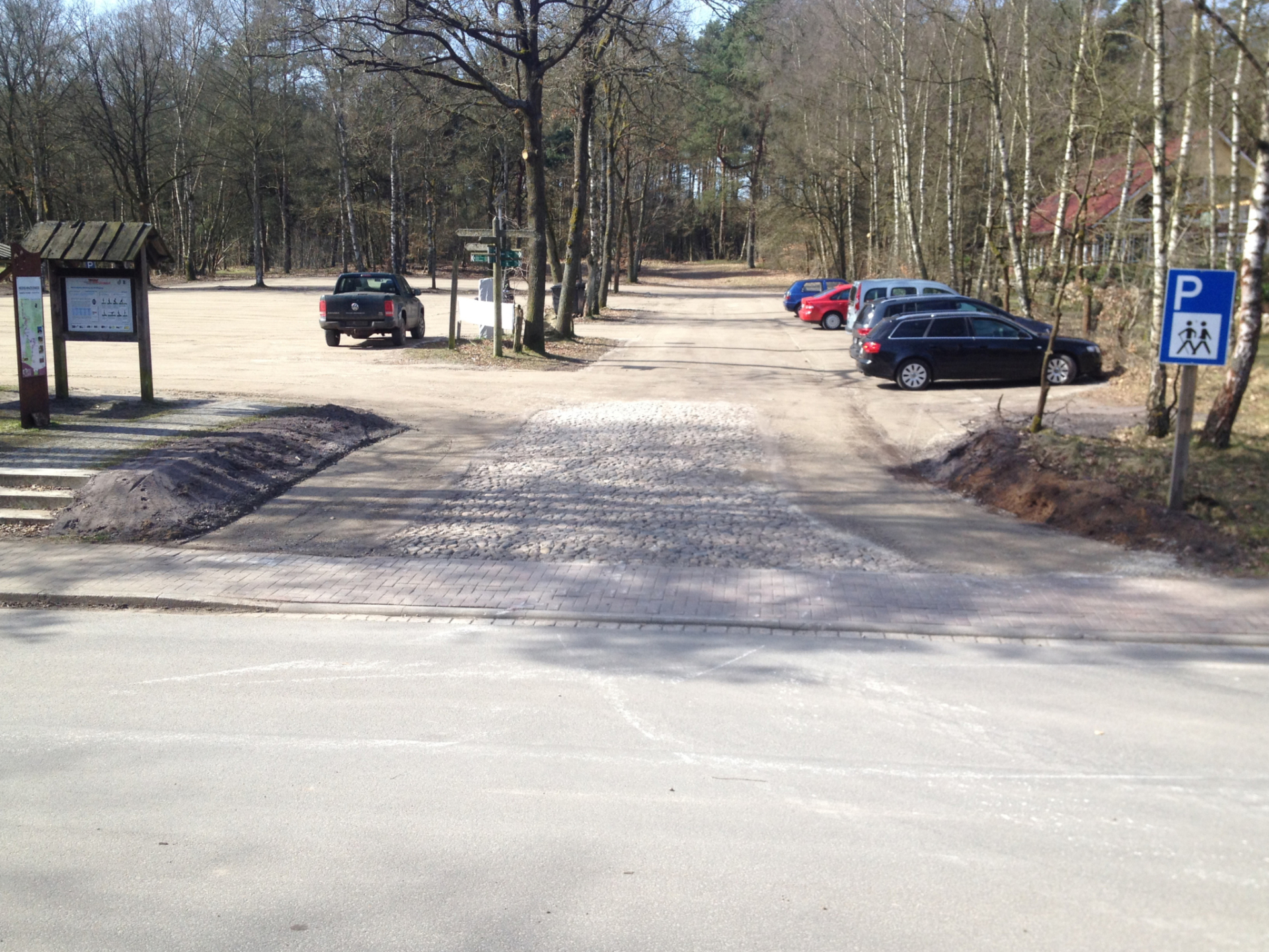 VNP-Parkplatz am Heide-Erlebniszentrum in Undeloh