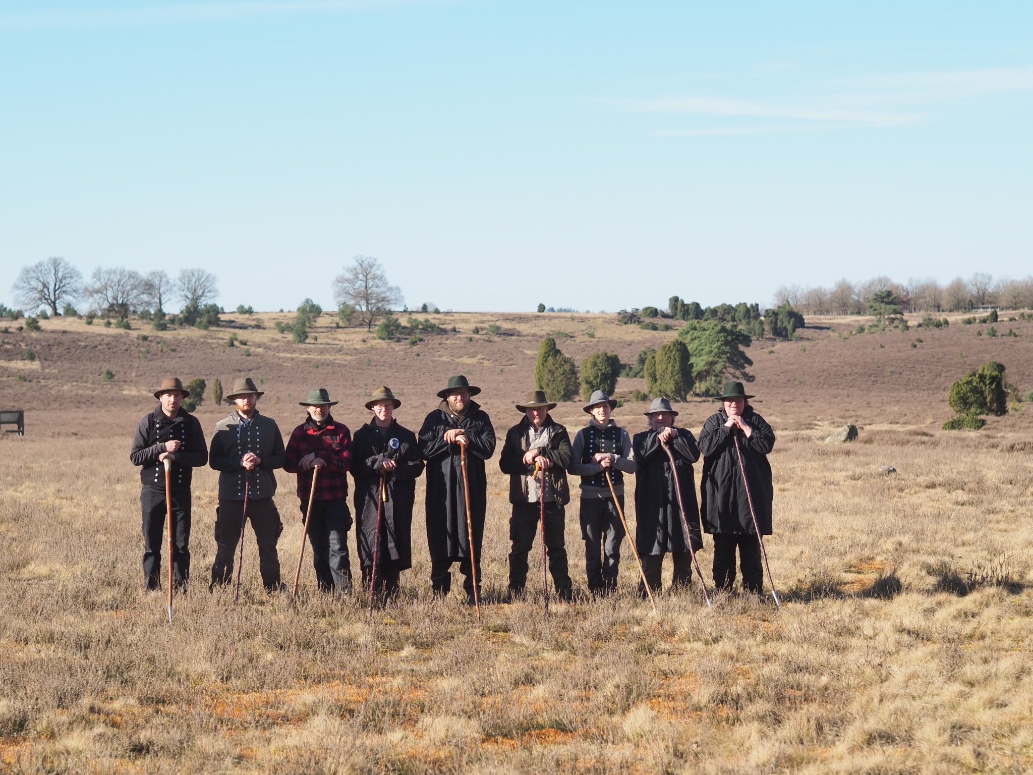 Schäferteam des VNP 2025 VNP Stiftung Naturschutzpark Lüneburger Heide