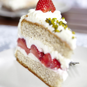 Selbst gebackene Torte in der Milchhalle Wilsede | Foto: Christian Burmester